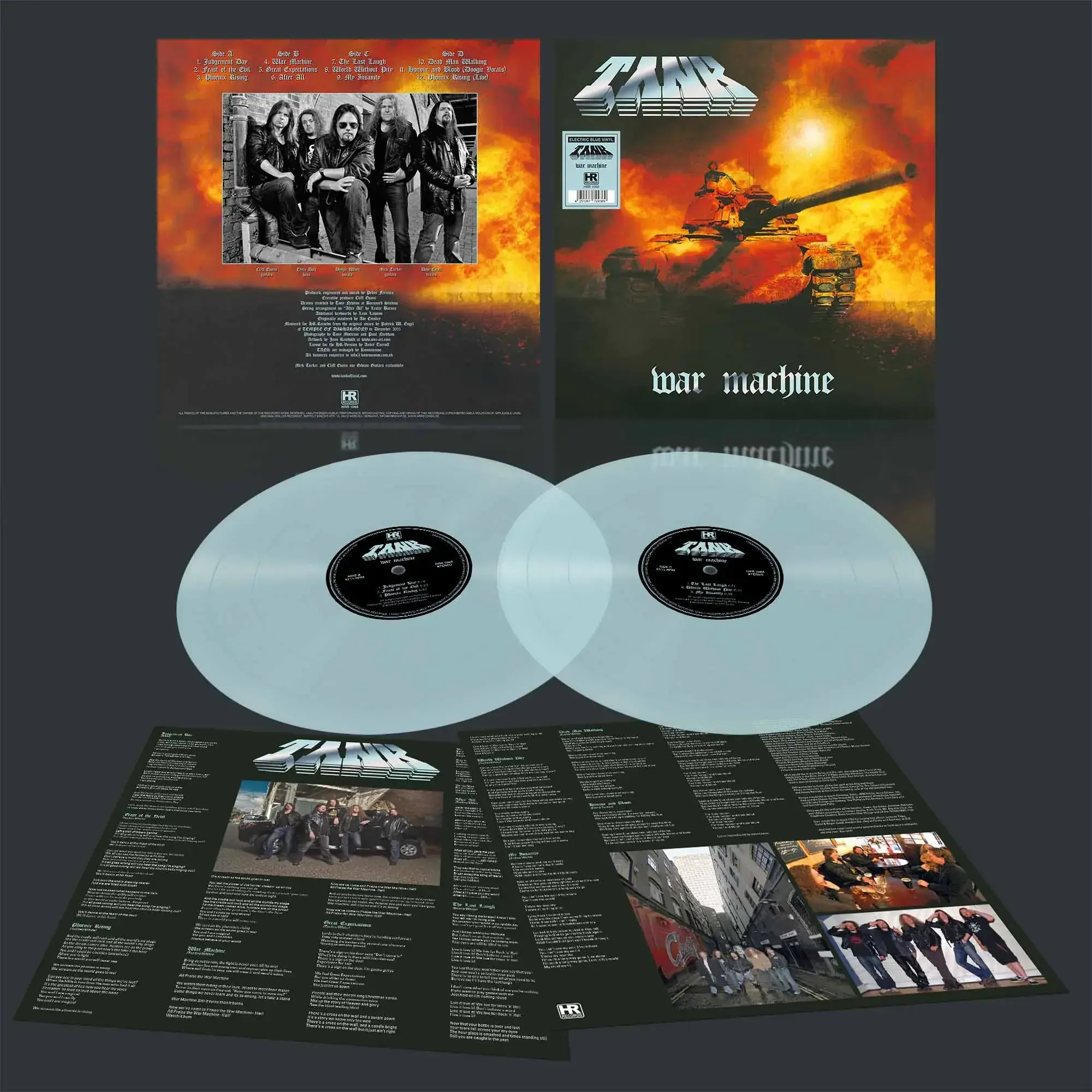 TANK · War Machine | ELECTRIC BLUE 2LP (Heavy Metal/Thrash Metal Vinyl) · Bild 2