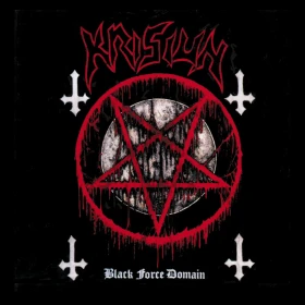KRISIUN · Black Force Domain | TRANSPARENT RED LP (Death Metal Vinyl) · Bild 1