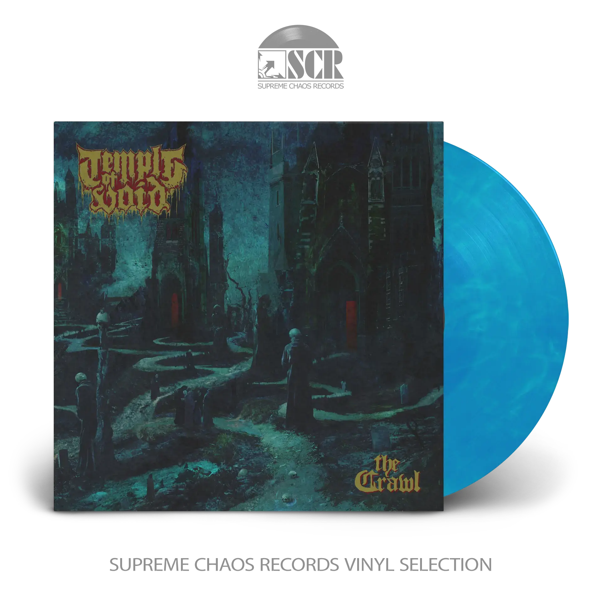 TEMPLE OF VOID · The Crawl | BLUE MARBLED LP (Death Metal Vinyl)