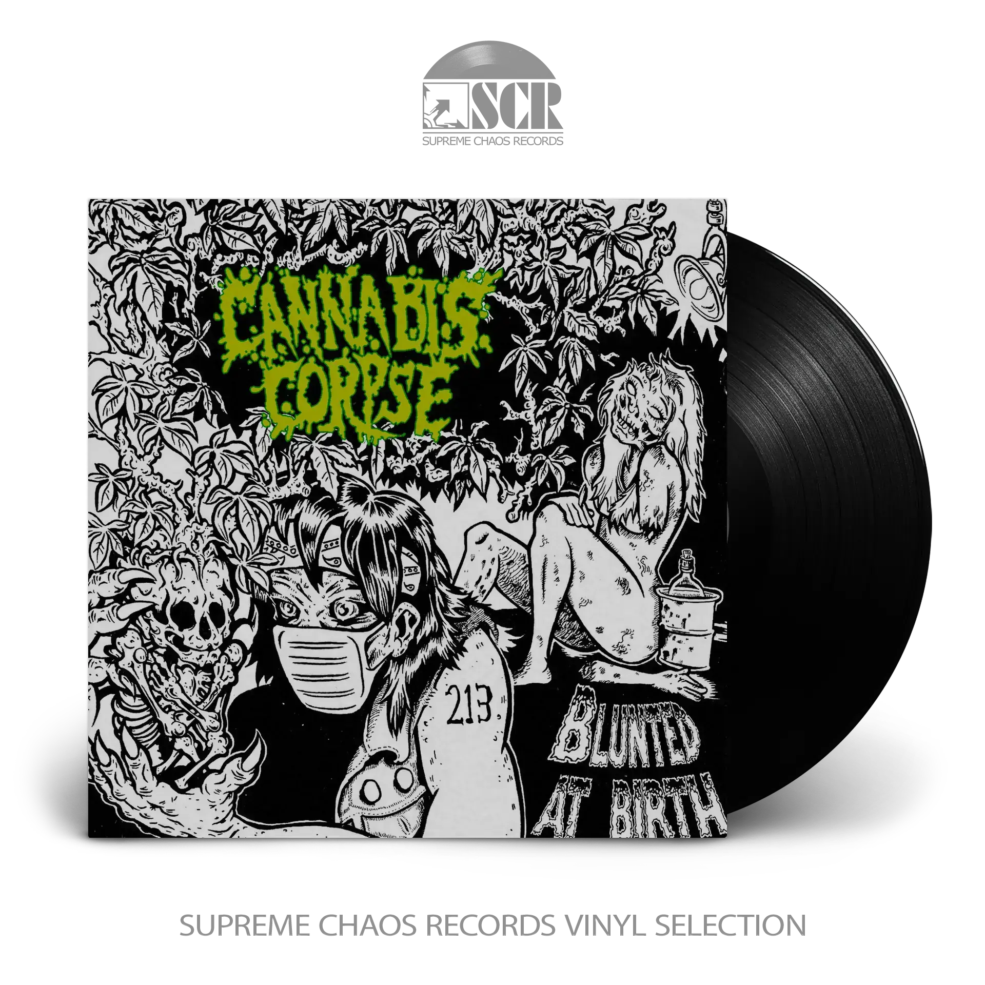 CANNABIS CORPSE · Blunted At Birth | BLACK LP (Death Metal Vinyl)