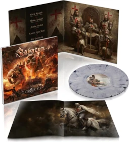 SABATON · Legends (Templars Edition) | WHITE MARBLED LP (Power Metal Vinyl) · Bild 2