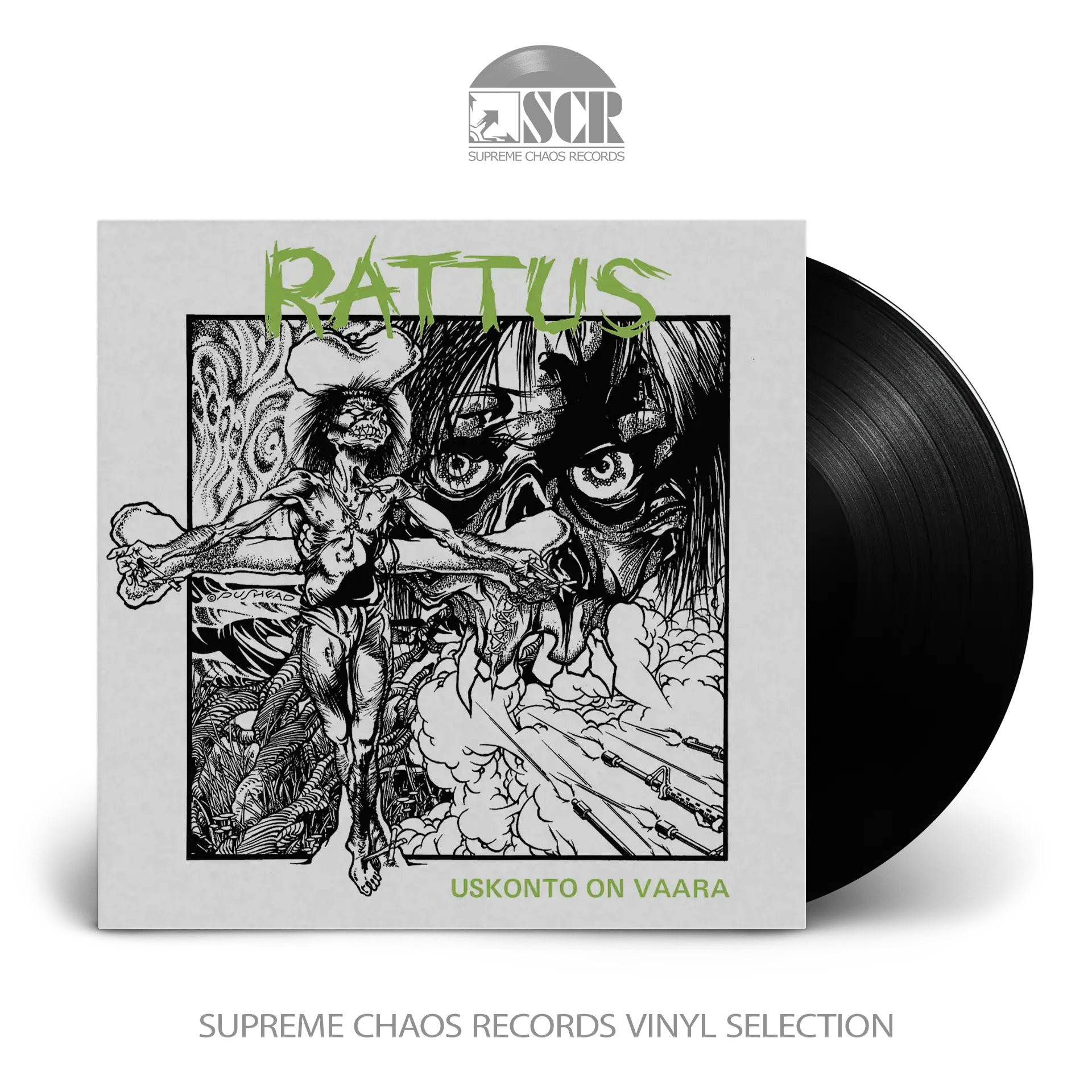 RATTUS · Uskonto on vaara | BLACK LP (Hardcore Vinyl)
