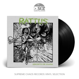 RATTUS · Uskonto on vaara | BLACK LP (Hardcore Vinyl)