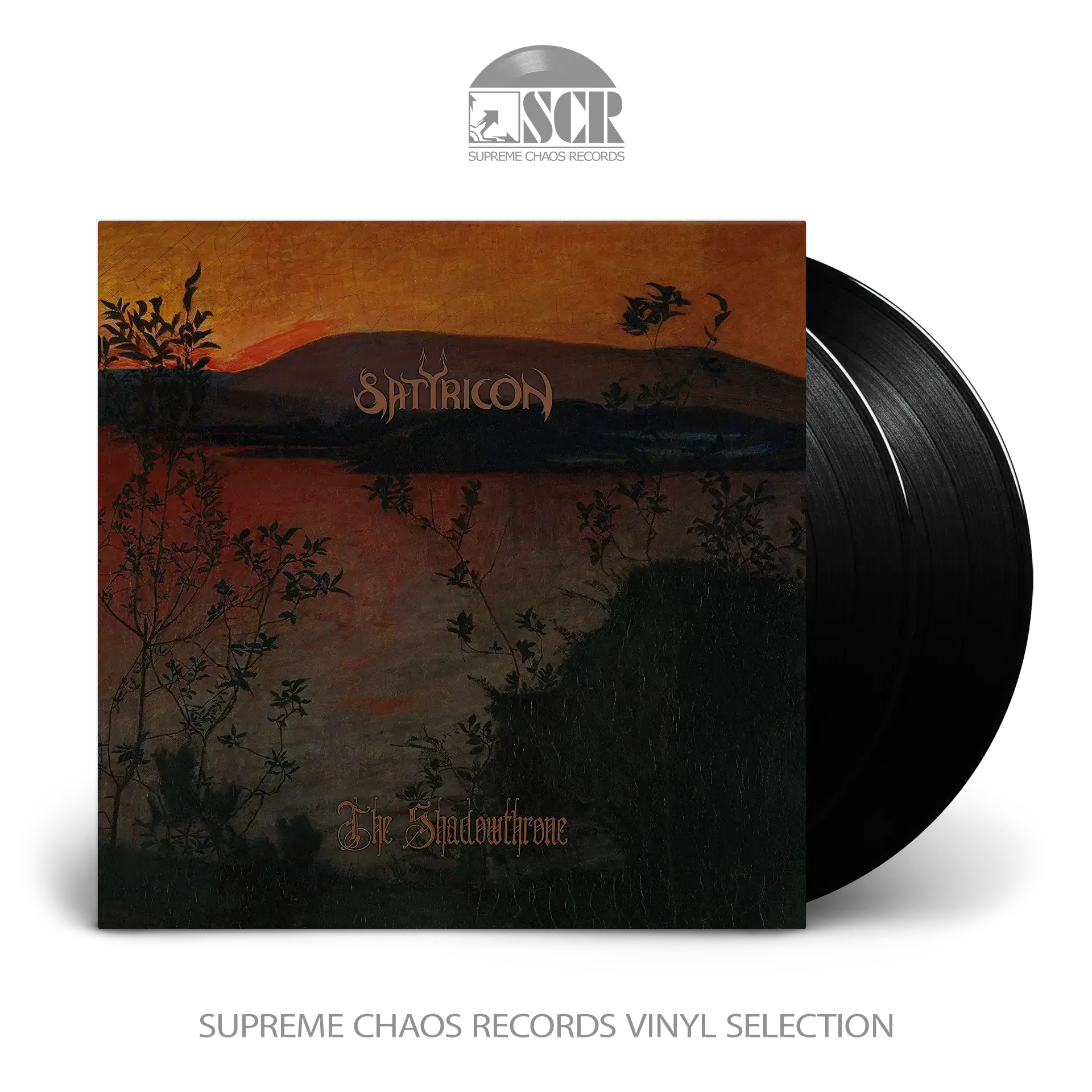 SATYRICON · The Shadowthrone | BLACK 2LP (Black Metal Vinyl)