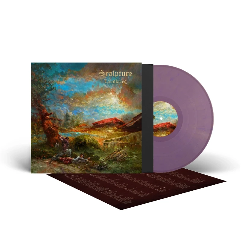 SCALPTURE · Landkrieg | CRYSTAL PURPLE/GOLD LP (Death Metal Vinyl) · Bild 2