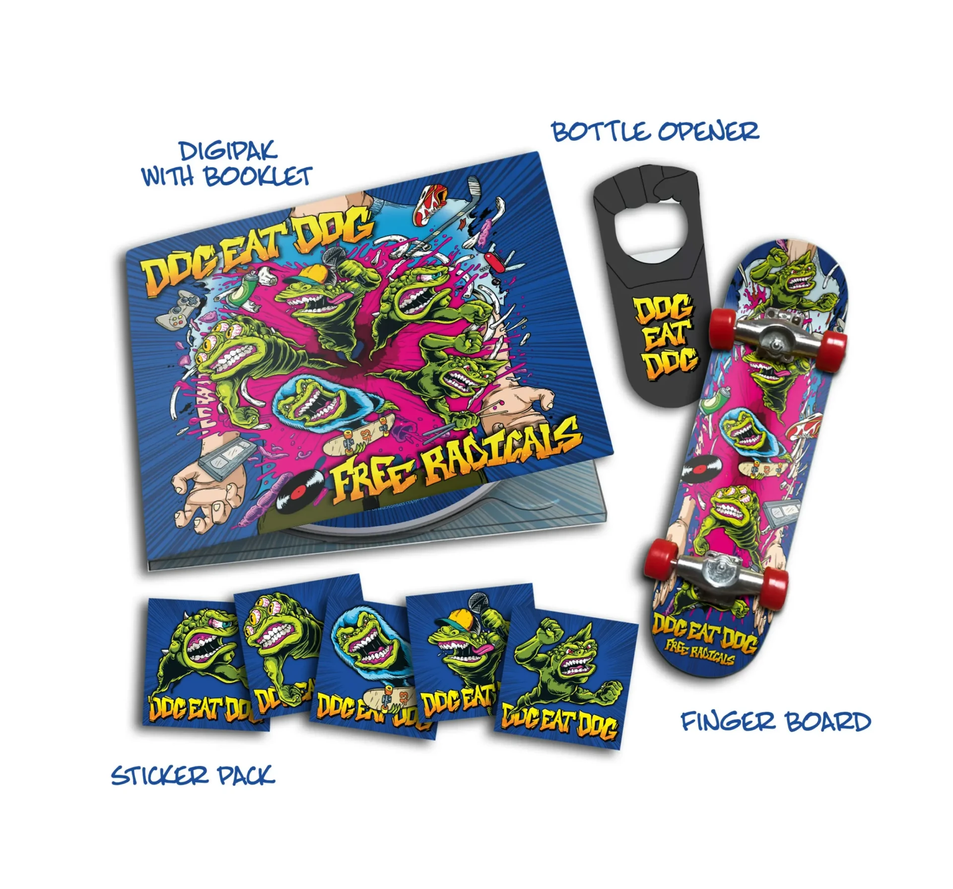 DOG EAT DOG · Free Radicals | BOXCD (Crossover CDs)