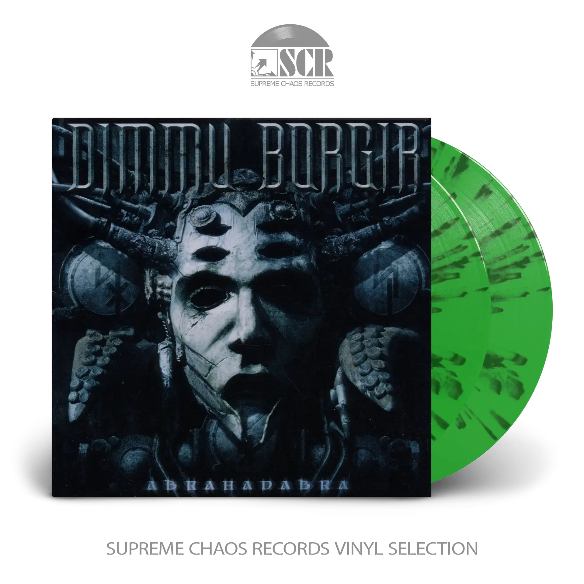 DIMMU BORGIR · Abrahadabra | GREEN/BLACK SPLATTER 2LP (Black Metal Vinyl)