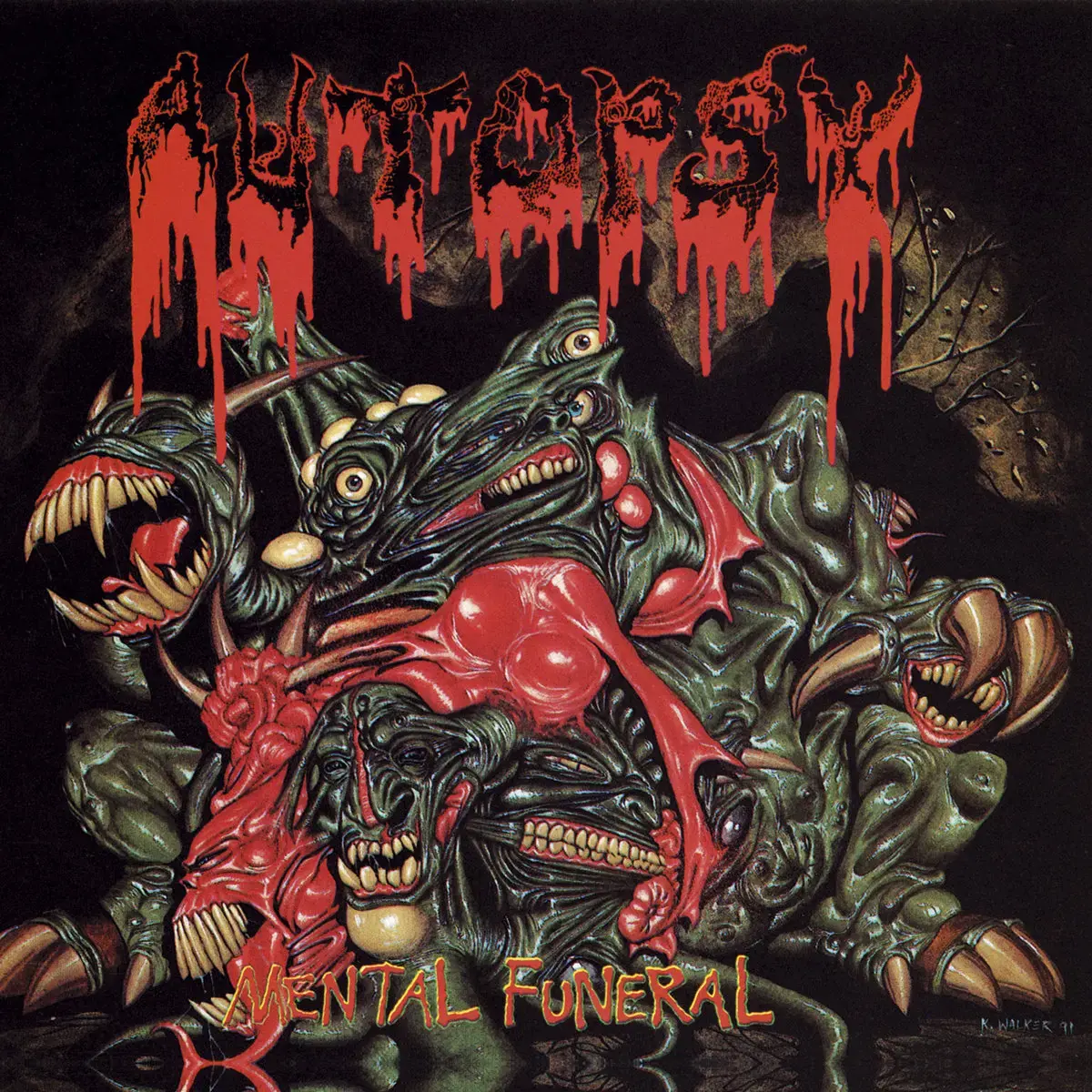 AUTOPSY · Mental Funeral | BLACK LP (Death Metal Vinyl) · Bild 1