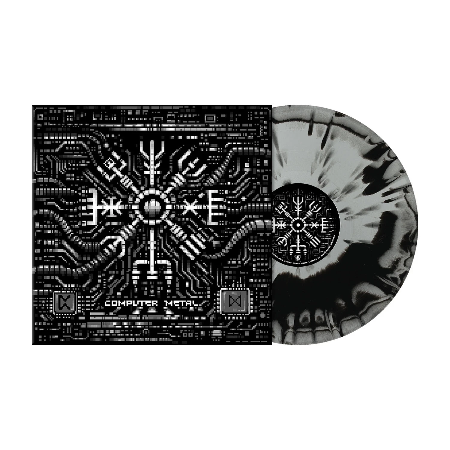 MASTER BOOT RECORD · Computer Metal | GREY/BLACK LP (Electronic/Metal Vinyl) · Bild 2