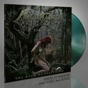 CRYPTOPSY · The Book Of Suffering - Tome I + II | TRANSPARENT GREEN LP (Technical Death Metal Vinyl)