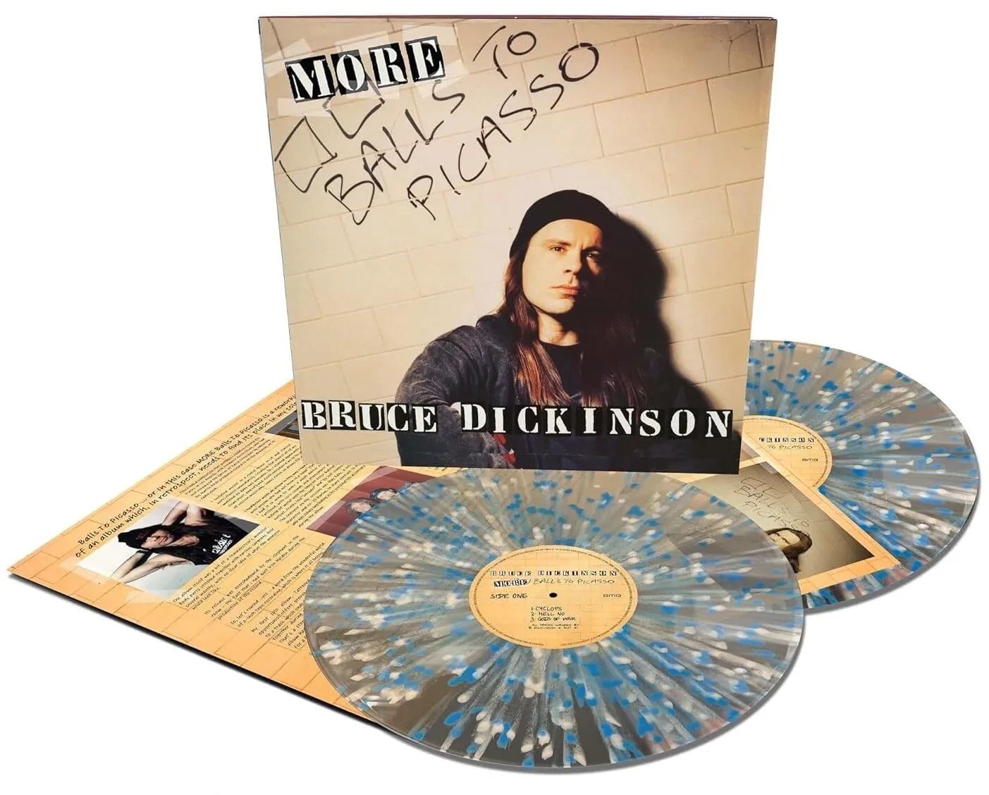 BRUCE DICKINSON · More Balls to Picasso | WHITE/BLUE SPLATTER 2LP (Heavy Metal Vinyl) · Bild 2