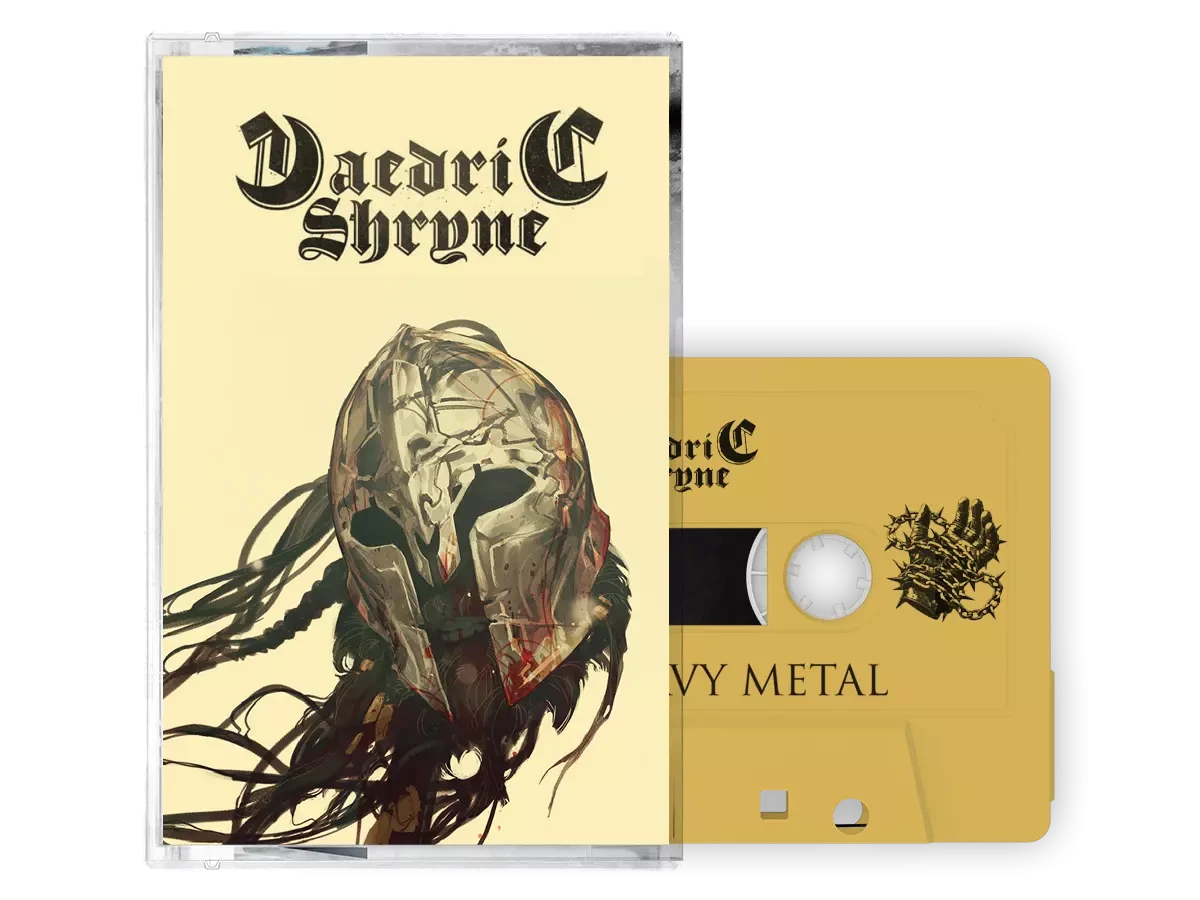DAEDRIC SHRYNE · Daedric Shryne | TRANSPARENT YELLOW TAPE (Heavy Metal/Epic Metal Tapes)