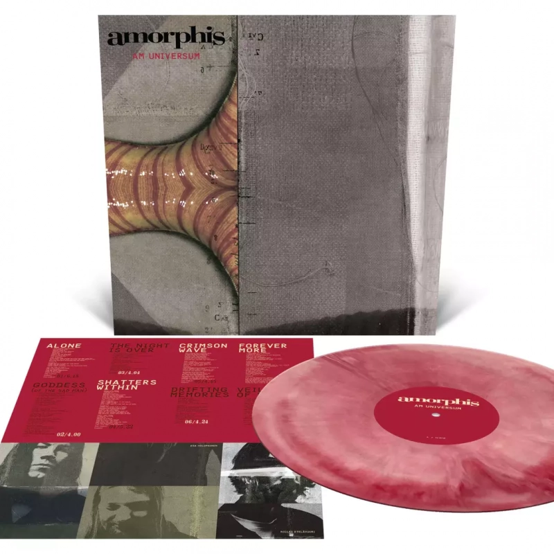 AMORPHIS - Am Universum · BONE WHITE/OXBLOOD GALAXY LP AMORPHIS - Am Universum · BONE WHITE/OXBLOOD GALAXY LP (Progressive Metal Vinyl)