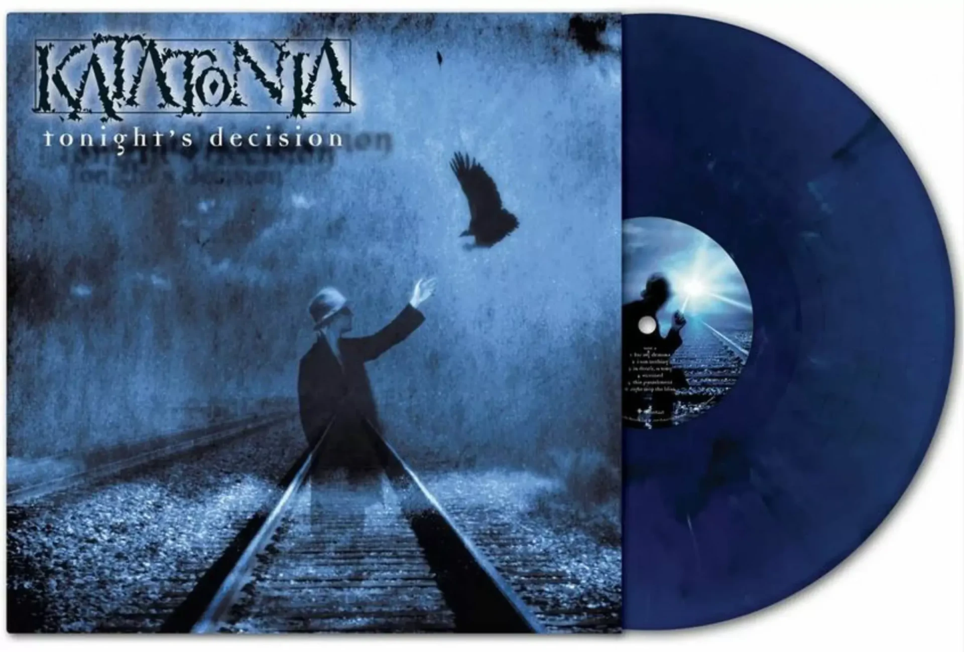 KATATONIA - Tonight's Decision (25th Anniversary) · TRANSPARENT BLUE/WHITE/BLACK MARBLED LP KATATONIA - Tonight's Decision (25th Anniversary) · TRANSPARENT BLUE/WHITE/BLACK MARBLED LP (Dark Metal/Death Metal Vinyl)