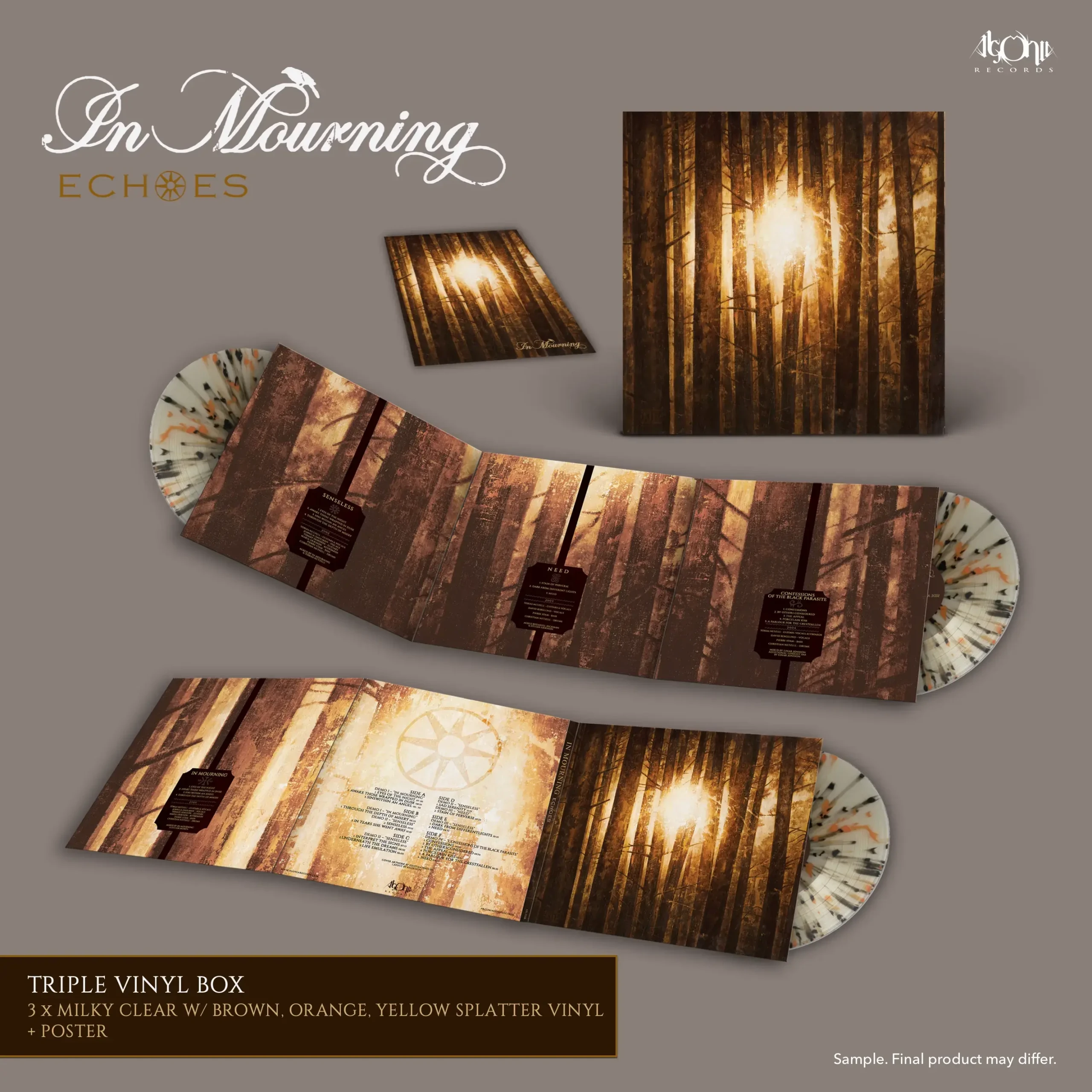 IN MOURNING - Echoes · SPLATTER 3LP (Melodic Death Metal Vinyl) · Bild 2
