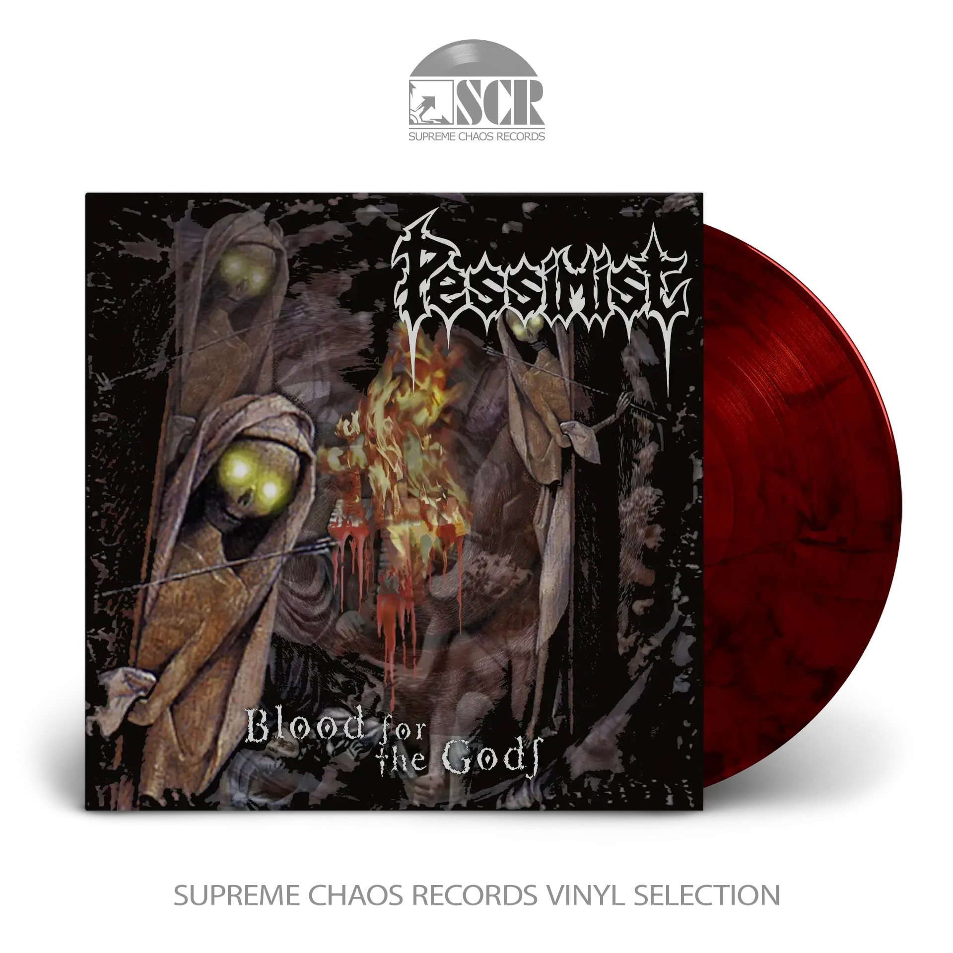 PESSIMIST - Blood For The Gods [RED/BLACK LP]