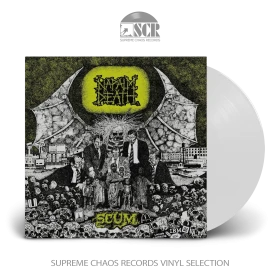 NAPALM DEATH · Scum | WHITE LP (Grindcore/Death Metal Vinyl)