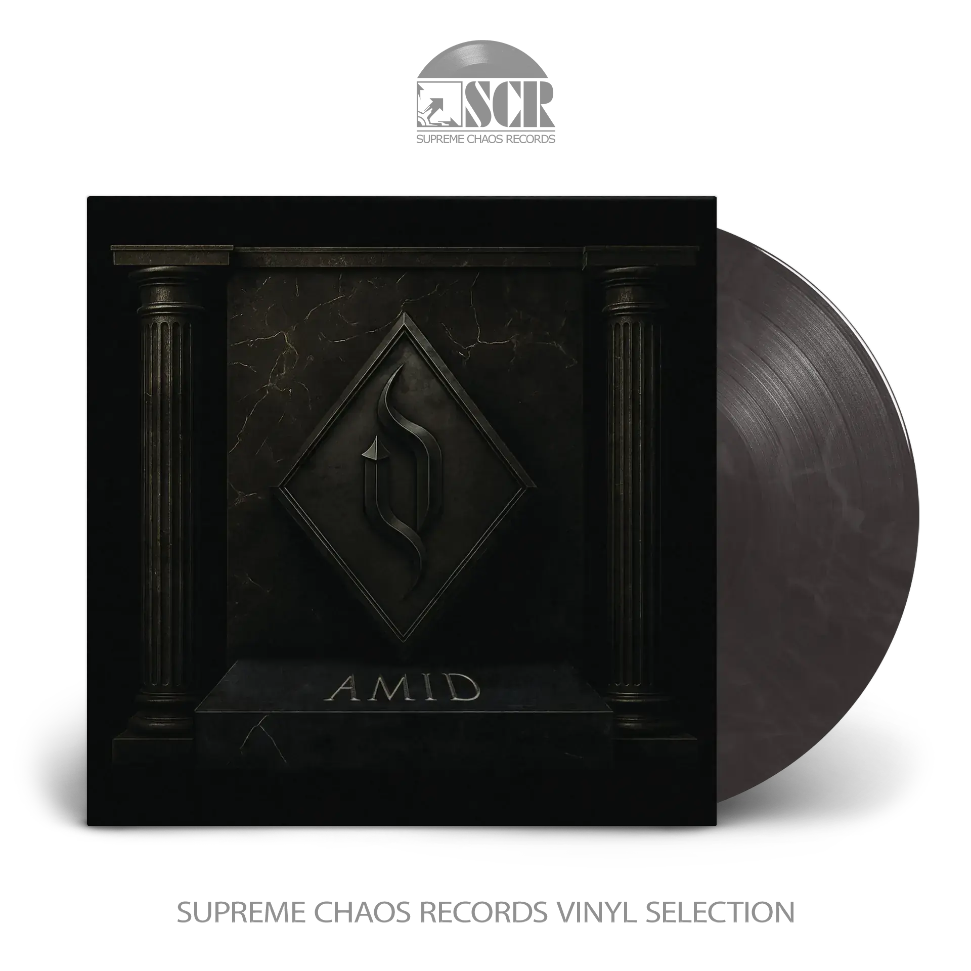 AZKETEM - Amid · WHITE/BLACK MARBLE LP (Black Metal Vinyl)