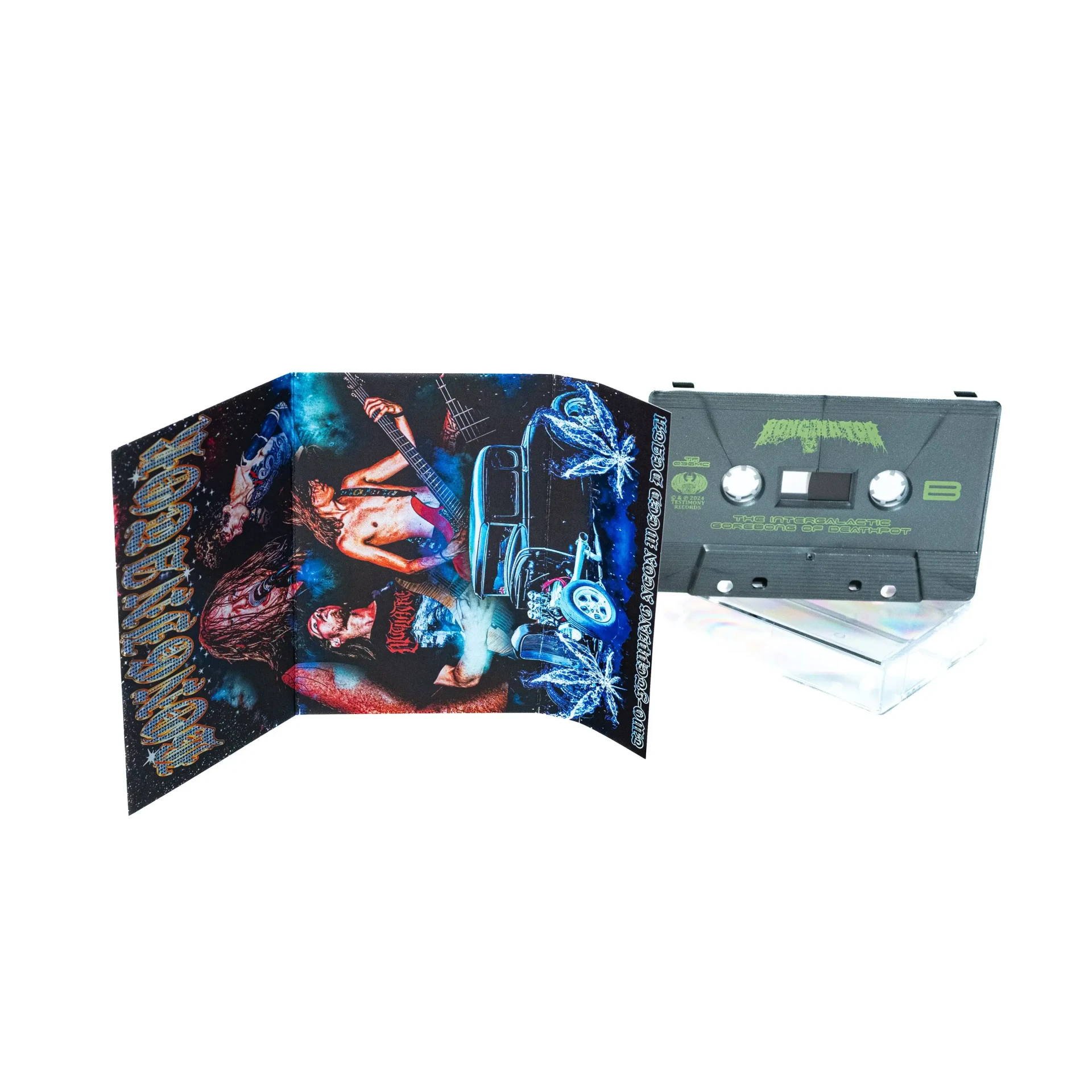 BONGINATOR · The Intergalactic Gorebong Of Deathpot | SILVER TAPE (Death Metal Tapes) · Bild 2