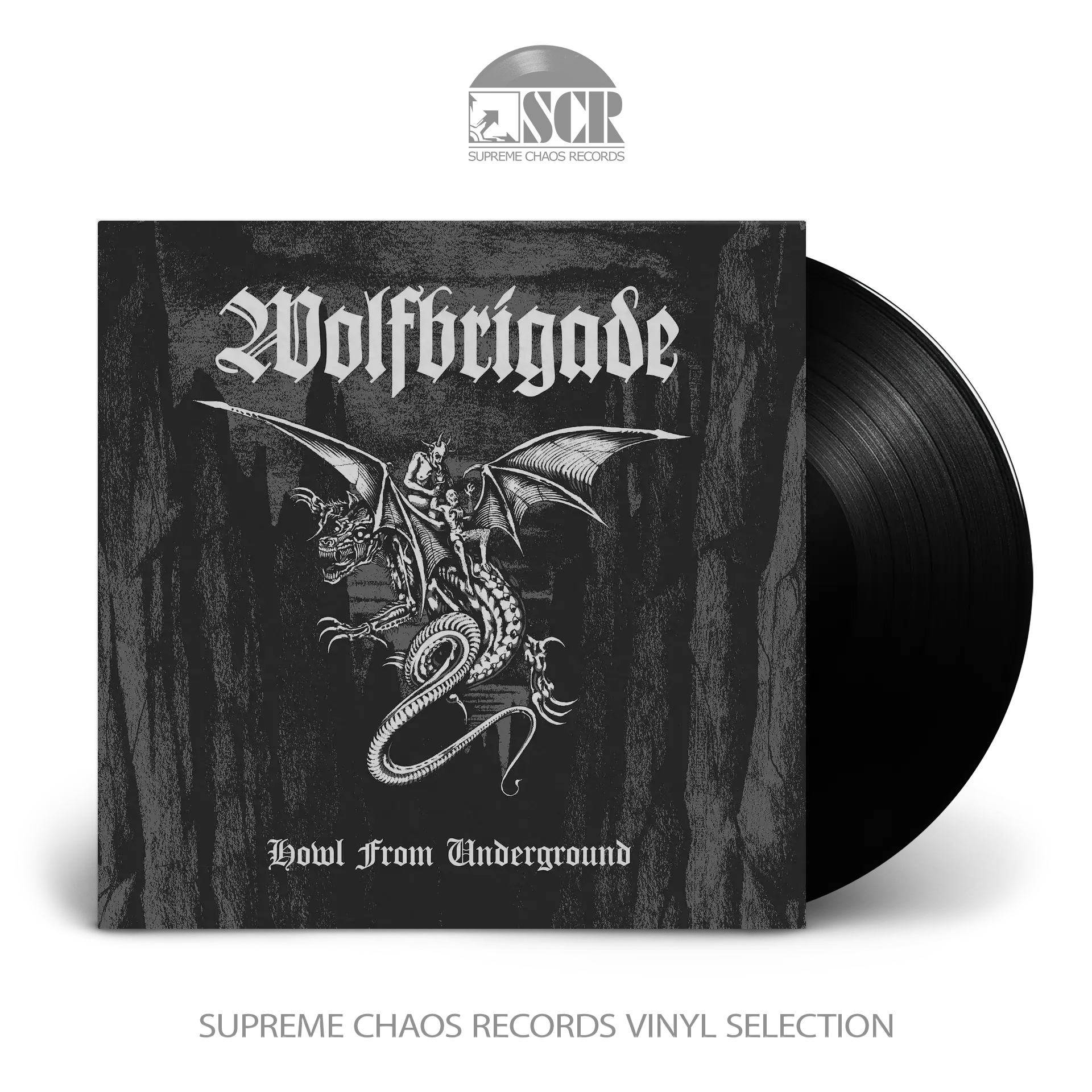 WOLFBRIGADE · Howl From Underground | BLACK LP (Crust Punk/Death Metal Vinyl)