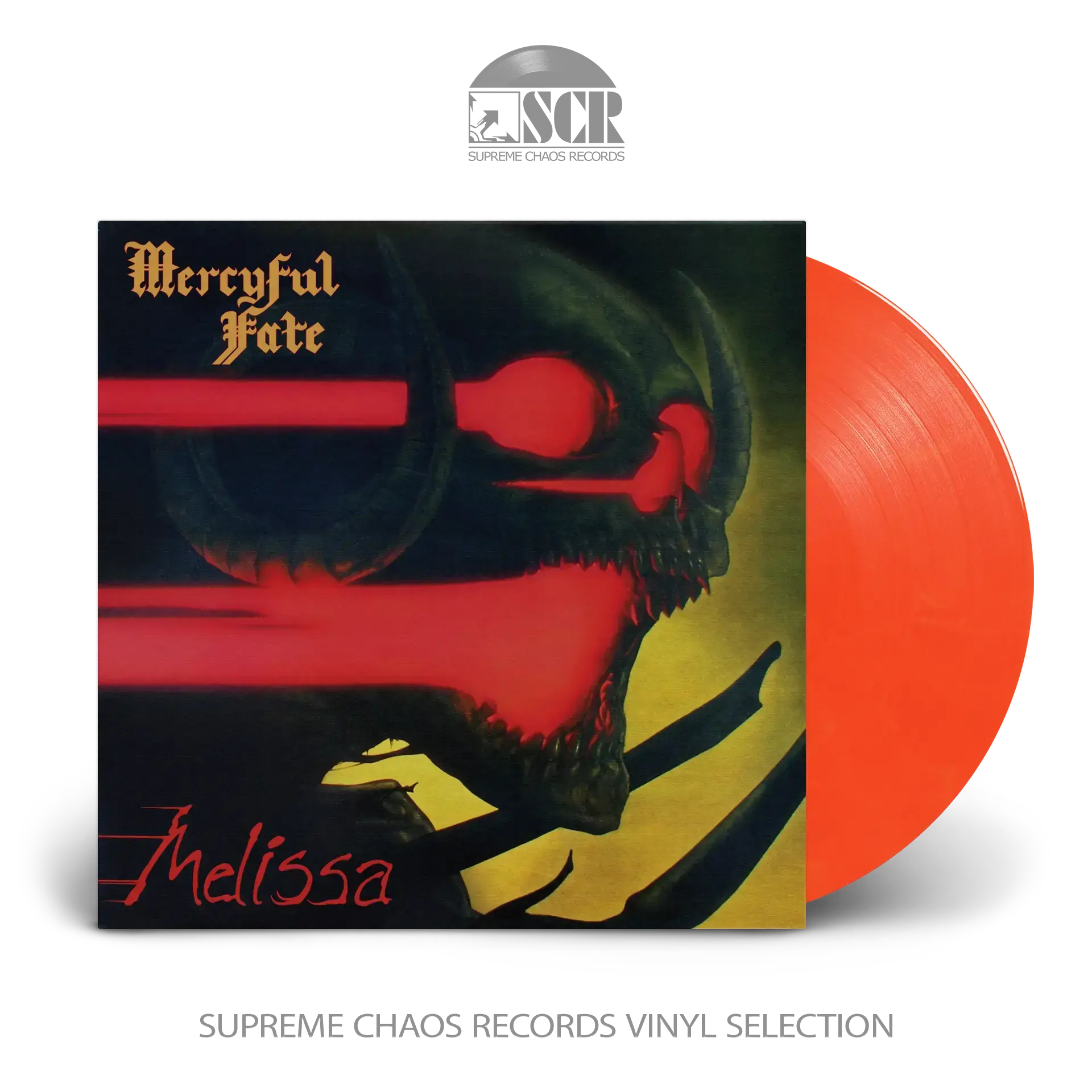 MERCYFUL FATE - Melissa · EVIL ORANGE MARBLED LP MERCYFUL FATE - Melissa · EVIL ORANGE MARBLED LP (Heavy Metal Vinyl)