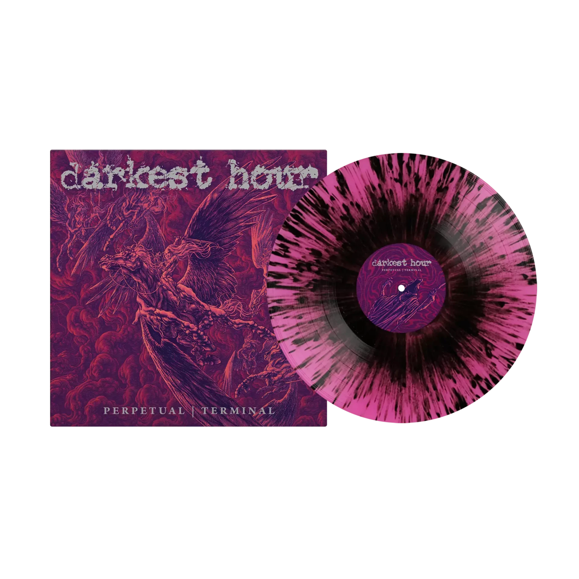 DARKEST HOUR - Perpetual | Terminal · PINK/BLACK SPLATTER LP