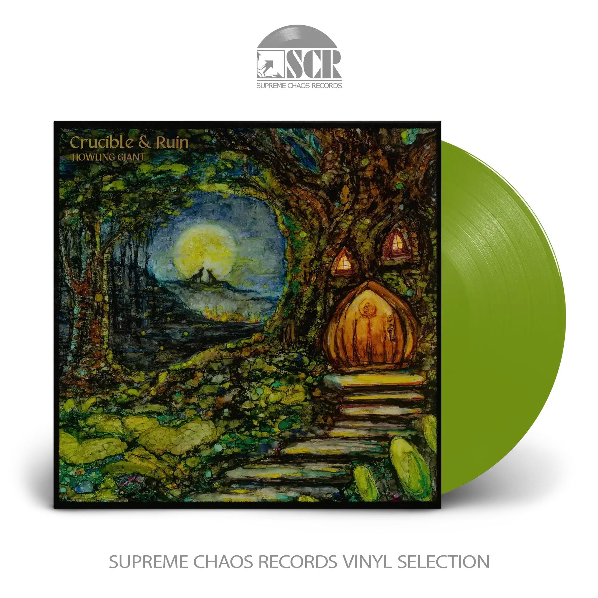 HOWLING GIANT - Crucible & Ruin · OLIVE GREEN LP HOWLING GIANT - Crucible & Ruin · OLIVE GREEN LP (Psychedelic Rock/Doom Rock Vinyl)