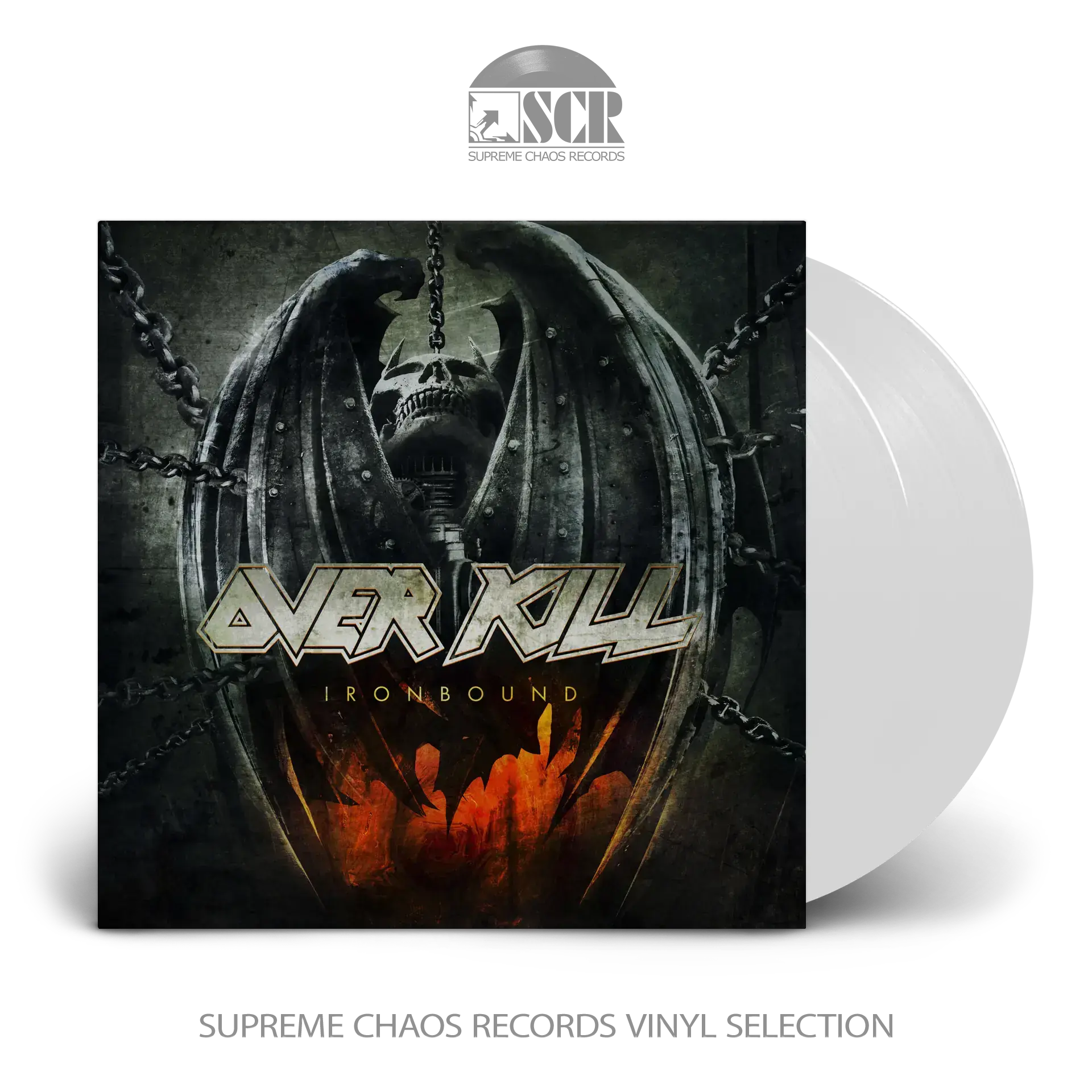 OVERKILL · Ironbound | WHITE 2LP (Thrash Metal Vinyl)