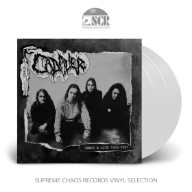 CADAVER · Demos & Live 1988-1991 | WHITE 3LP (Death Metal Vinyl)