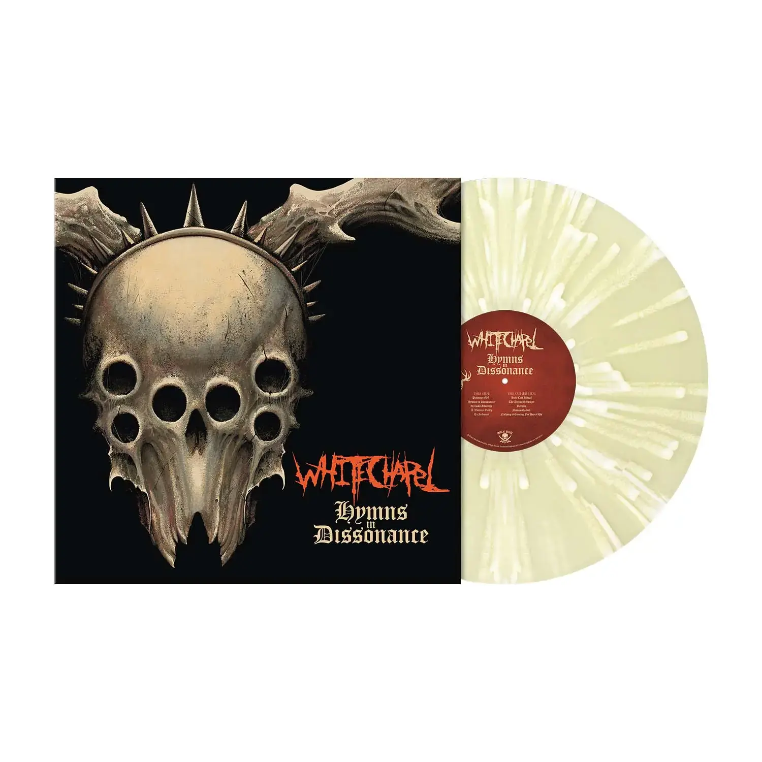 WHITECHAPEL · Hymns In Dissonance | BONE/WHITE SPLATTER LP (Deathcore/Death Metal/Progressive Metal Vinyl)
