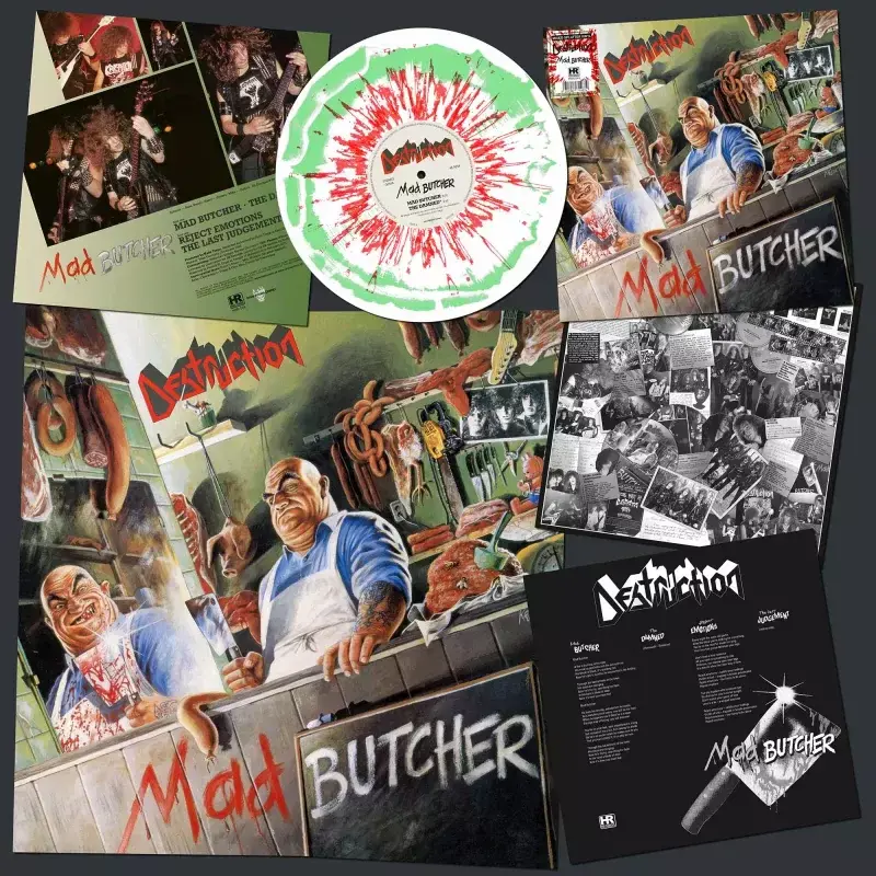 DESTRUCTION · Mad Butcher | MIXED SPLATTER LP (Thrash Metal Vinyl) · Bild 1