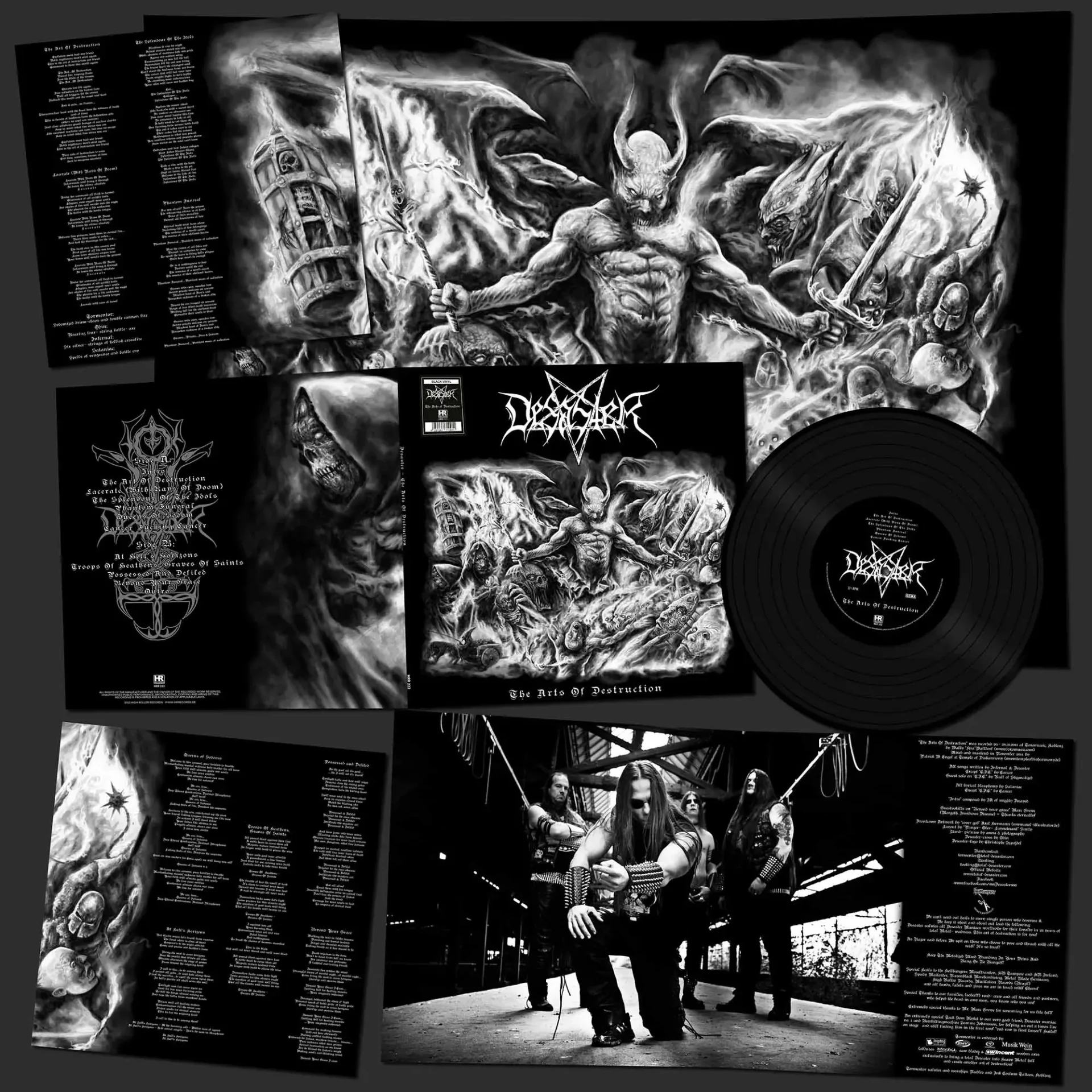 DESASTER · The Arts Of Destruction | BLACK LP (Thrash Metal Vinyl) · Bild 3