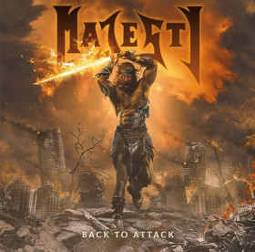 MAJESTY · Back To Attack | RED LP (Heavy Metal Vinyl) · Bild 1
