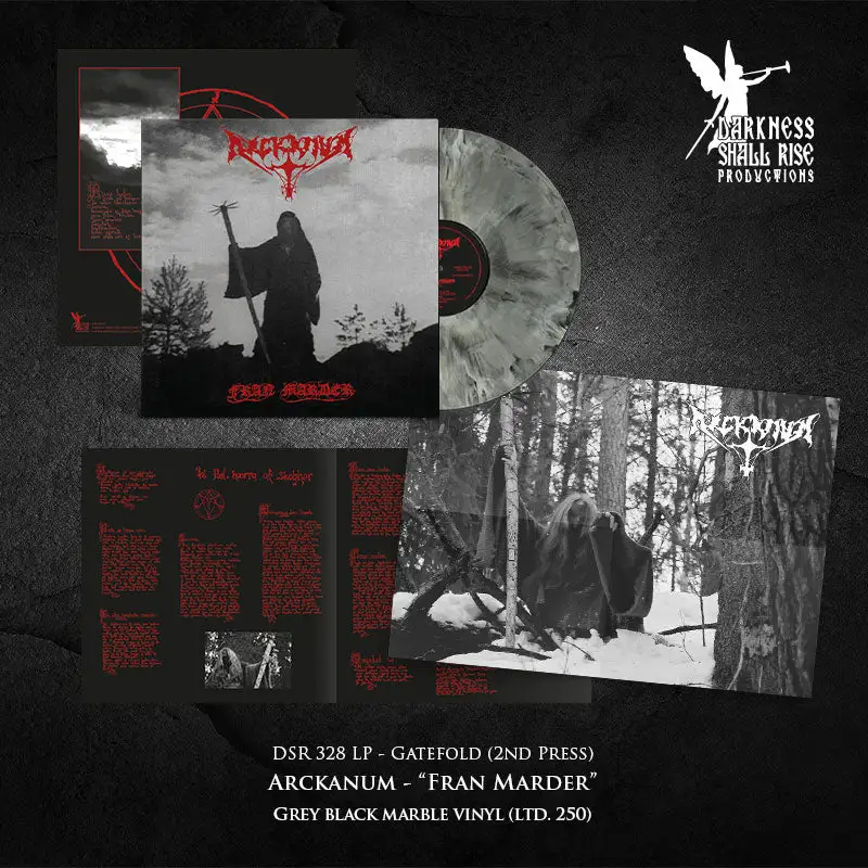 ARCKANUM · Fran Marder (Re-Release) | GREY BLACK MARBLED LP (Black Metal Vinyl) · Bild 2