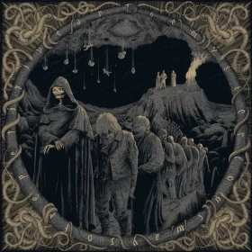 CHAPEL OF DISEASE · The Mysterious Ways Of Repetitive Art | GOLD LP (Death Metal Vinyl) · Bild 1