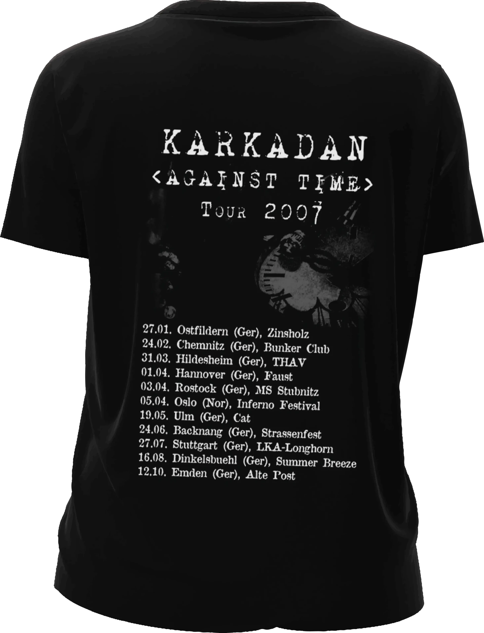 KARKADAN - Against Time Tour 2007 · GIRLIE · Bild 1 KARKADAN - Against Time Tour 2007 · GIRLIE (Death Metal/Progressive Metal/Black Metal/Heavy Me Clothes) · Bild 1
