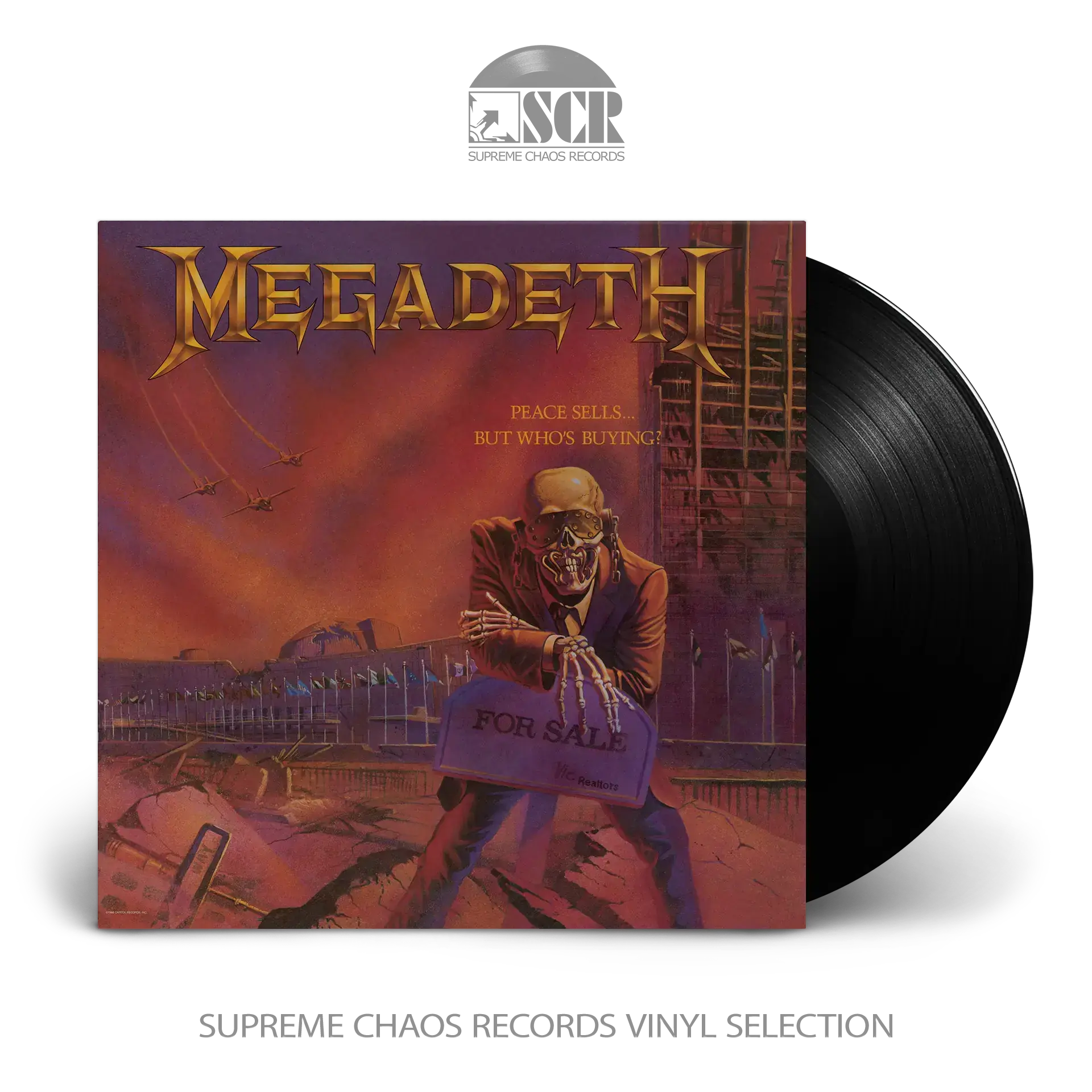 MEGADETH · Peace Sells... But Who's Buying? (Re-Release) (B-Stock) | BLACK LP (Heavy Metal/Thrash Metal Vinyl)