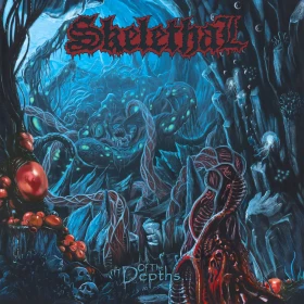 SKELETHAL · Of The Depths | BLUE CLOUDY LP (Death Metal Vinyl) · Bild 1