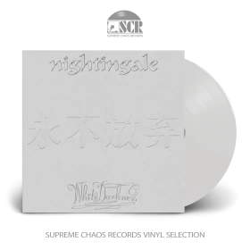 NIGHTINGALE · White Darkness (Re-Release) | WHITE LP (Hard Rock/Progressive Metal Vinyl)