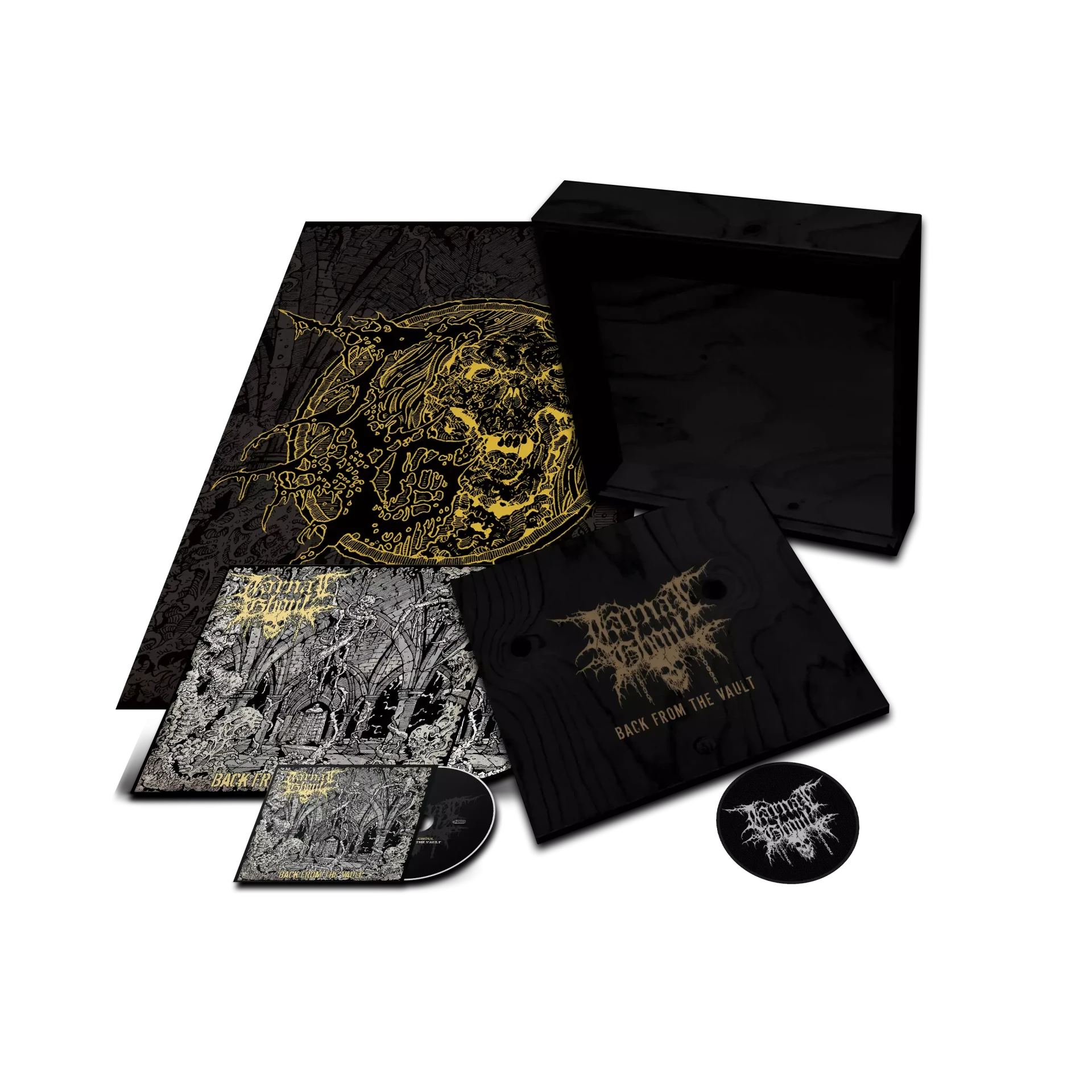 CARNAL GHOUL · Back From The Vault | WOODEN BOX SET (Death Metal Vinyl)