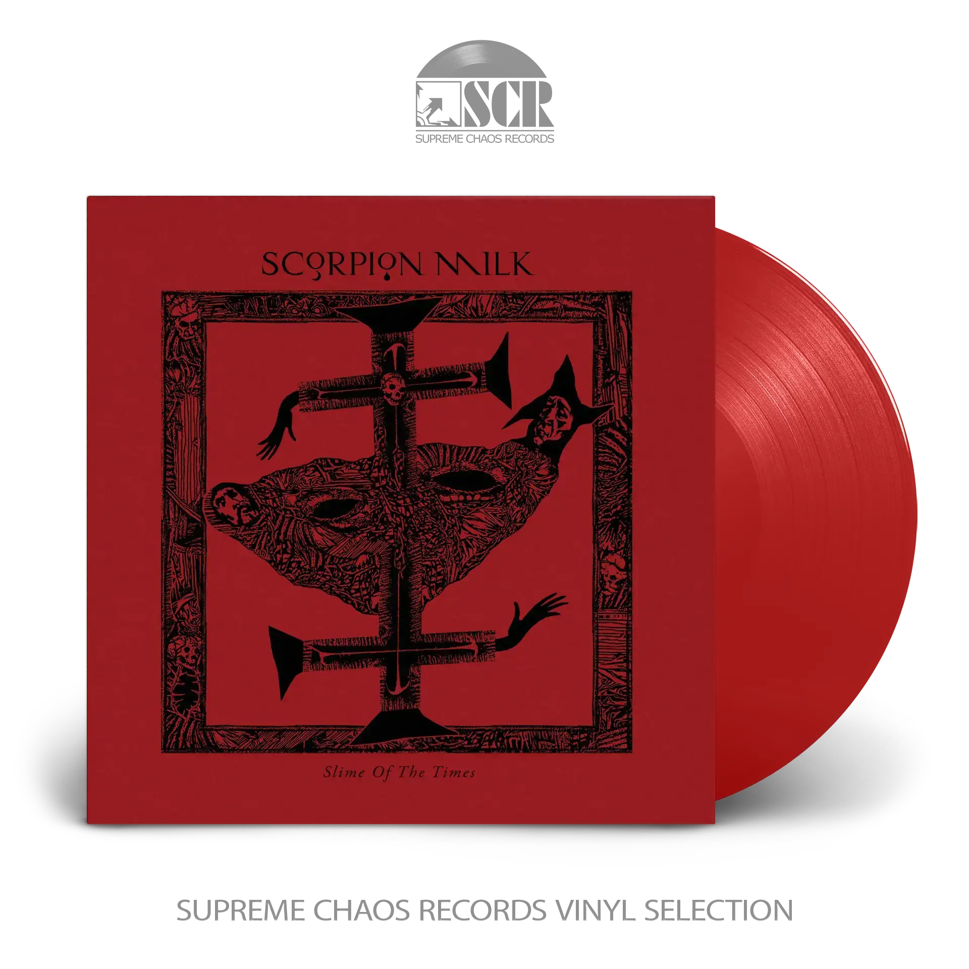 SCORPION MILK - Slime Of The Times · TRANSPARENT RED LP SCORPION MILK - Slime Of The Times · TRANSPARENT RED LP (Post Punk/Hard Rock Vinyl)