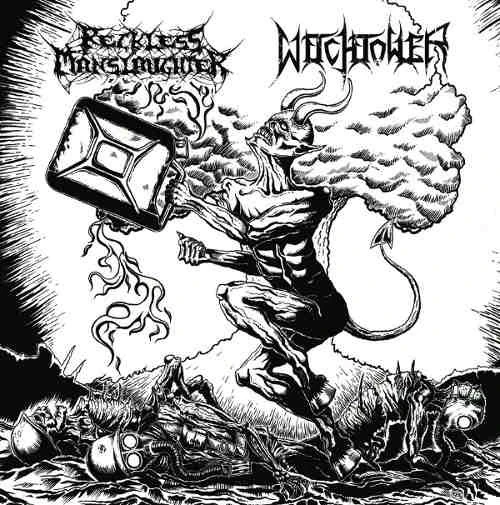 RECKLESS MANSLAUGHTER / WITCHTOWER · Split | 7" EP (Death Metal/Thrash Metal Vinyl)