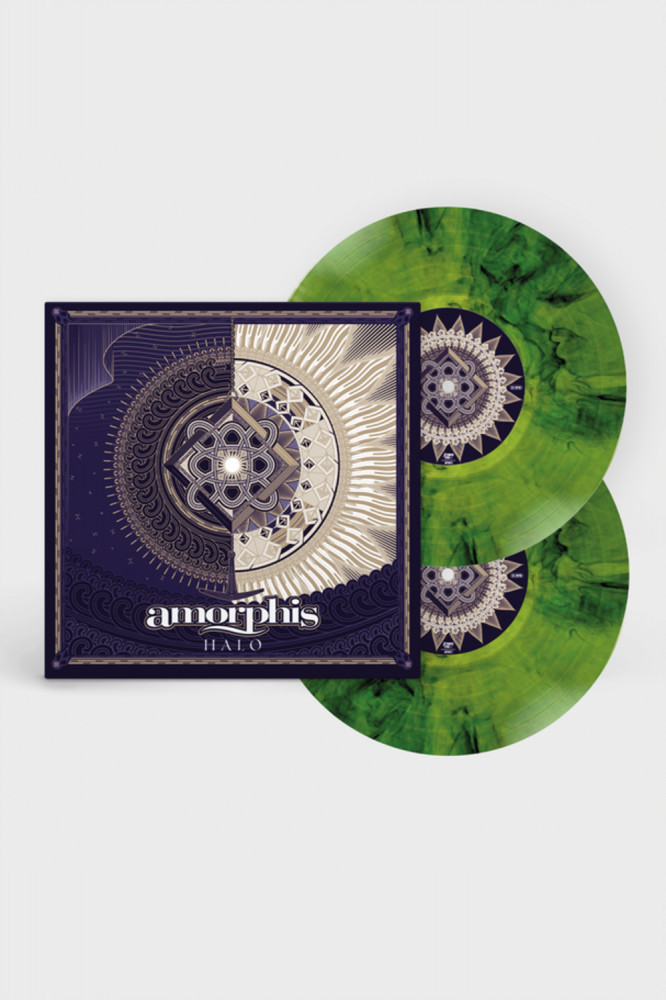 AMORPHIS · Halo | YELLOW/BLUE/BLACK MARBLED DLP (Death Metal Vinyl)