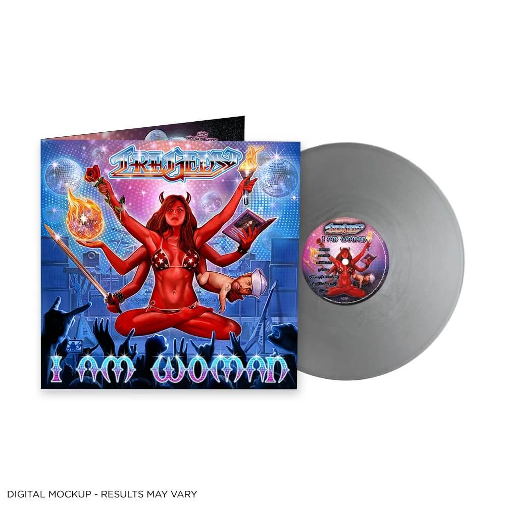 TRAGEDY · I Am Woman | SILVER LP (Heavy Metal Vinyl) · Bild 2