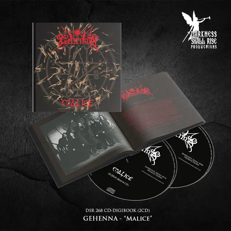 GEHENNA · Malice | DIGIBOOK 2CD (Black Metal CDs) · Bild 2