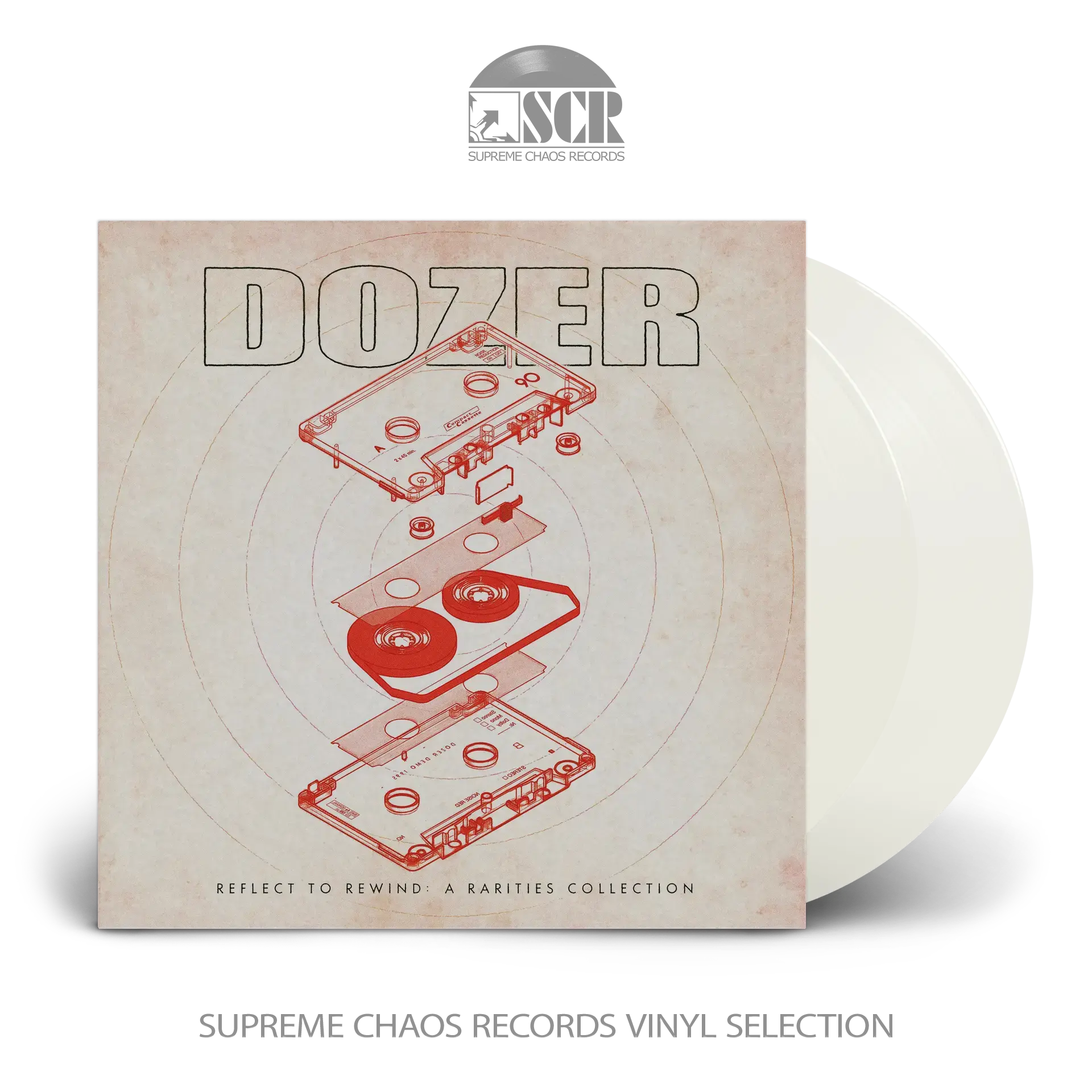 DOZER · Reflect to Rewind: A Rarities Collection | CLEAR 2LP (Stoner Rock Vinyl)