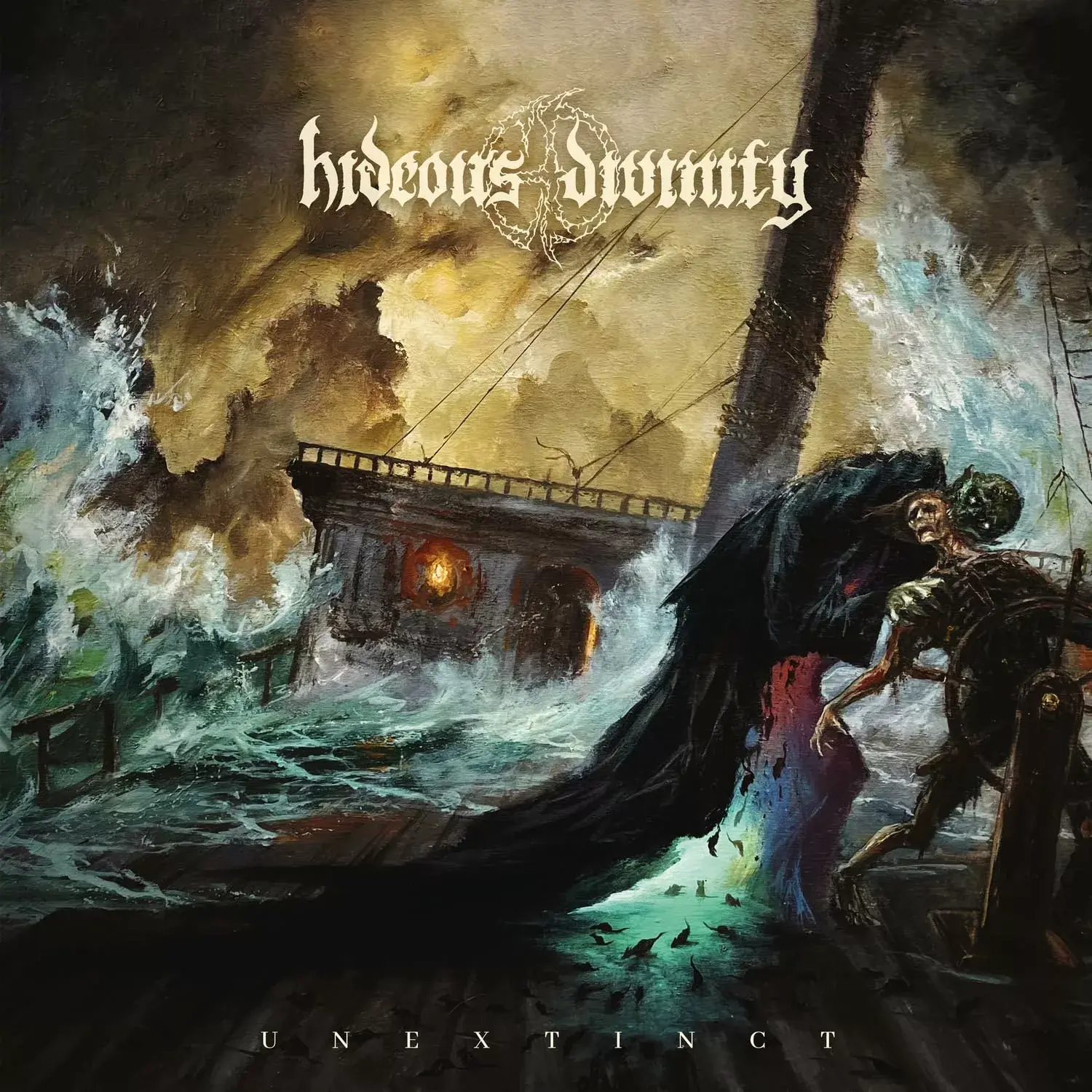 HIDEOUS DIVINITY · Unextinct | TRANSPARENT SUN YELLOW LP (Death Metal Vinyl) · Bild 1