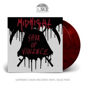 MIDNIGHT · Shox Of Violence (Re-Issue) | RED MARBLED 2LP (Black Metal/Thrash Metal Vinyl)