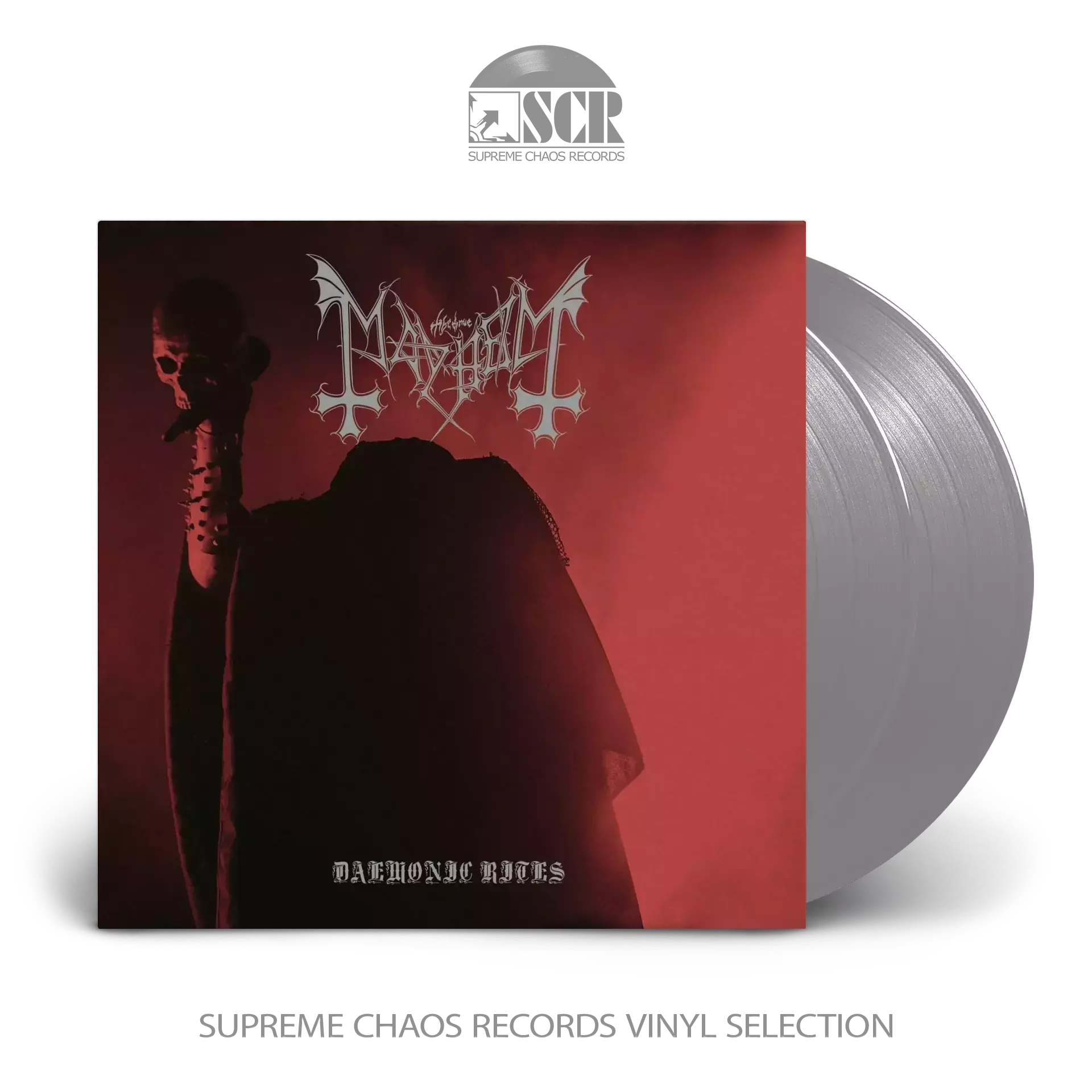 MAYHEM - Daemonic Rites · SILVER 2LP MAYHEM - Daemonic Rites · SILVER 2LP (Black Metal Vinyl)