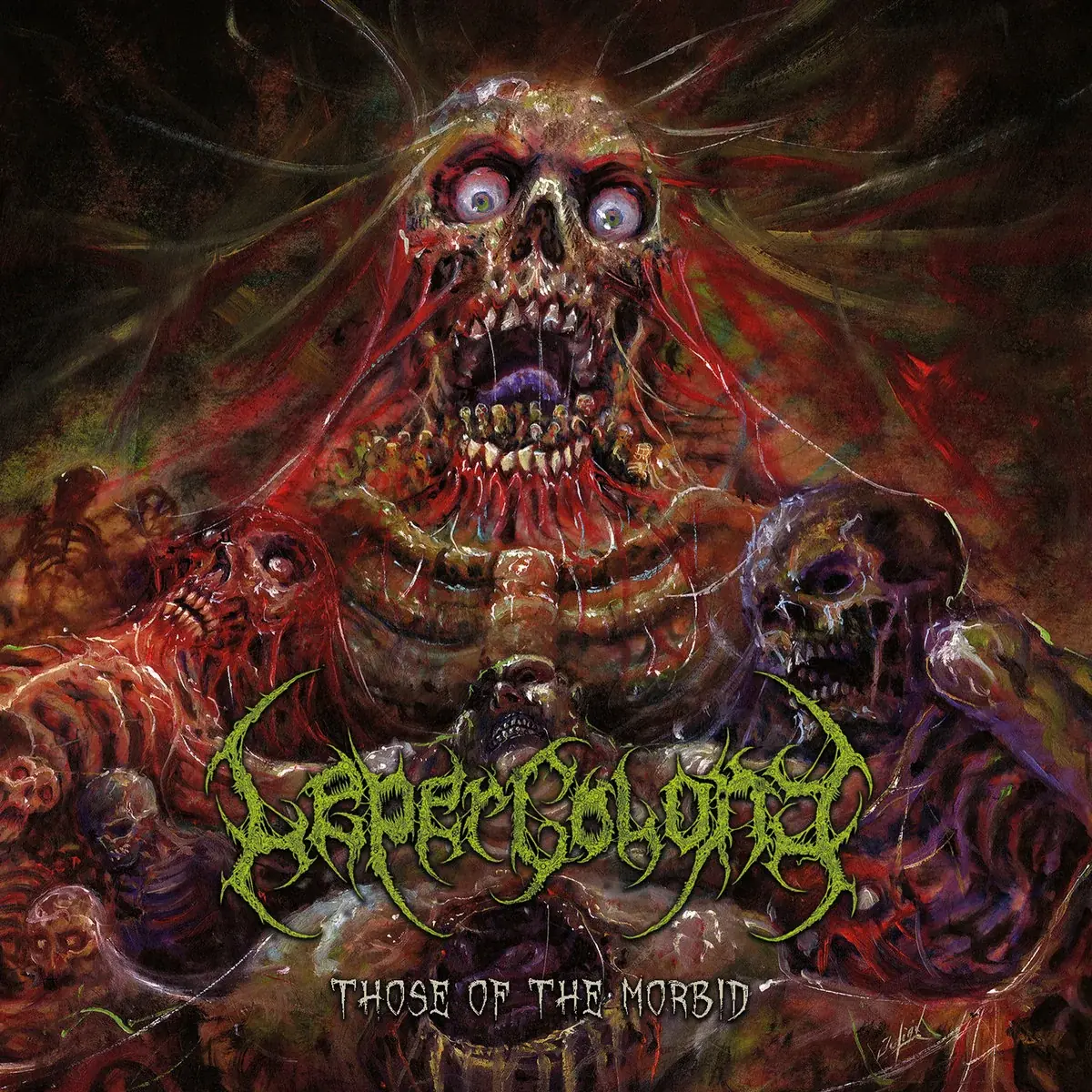 LEPER COLONY · Those Of The Morbid | CLEAR/GREEN/BLACK LP (Death Metal Vinyl) · Bild 1